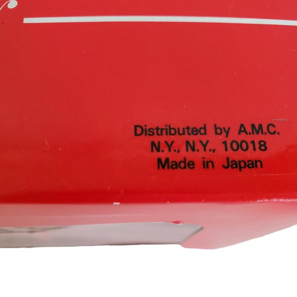 Vintage Christmas Vanity Bathroom Set Soap Dish Tumbler Glass Porcelain Japan - Picture 11 of 12